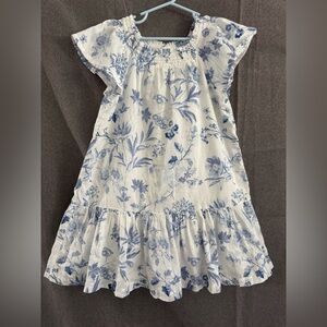 GAP Blue and White Floral Kids Dress